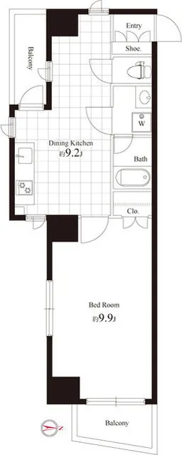 Village Minami Aoyama - Floor Plan - ["Font", "Parallel", "Diagram"]