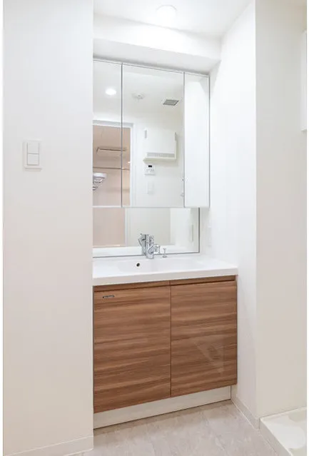 LUMIEC BUNKYO SENGOKU - Interior - ["Bathroom cabinet", "Bathroom Sink", "Flooring"]