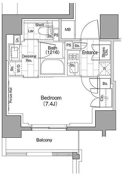 The Park Habio Asakusa Komagata - Floor Plan - ["Diagram", "Plan", "Floor plan"]