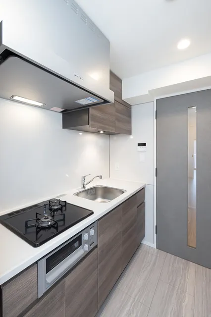 Park Axis Shinjuku Nishiochiai - Interior - ["Apartment", "Wood flooring", "Cabinetry"]