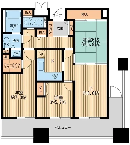 Riverside Sumida Central Tower Palace - Floor Plan - ["Design", "Plan", "Floor plan"]