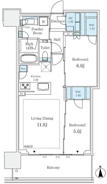 Grand City Tower Tsukishima - Floor Plan - ["Diagram", "Floor plan", "Plan"]