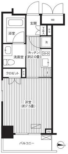 Grand Heights Kinshicho - Floor Plan - ["Apartment", "Floor", "Door"]