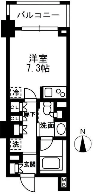 Residia Nakaochiai - Floor Plan - []