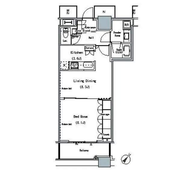 The Tokyo Towers Midtower - Floor Plan - ["Floor plan", "Diagram", "Plan"]