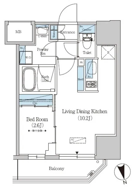 Urbanex Ueno - Floor Plan - ["Diagram", "Plan"]