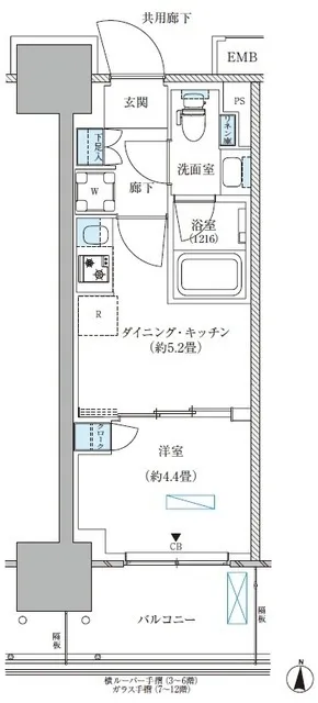 Park Axis Nishi-Ojima Comfort Square - Floor Plan - ["Plan", "Diagram", "Floor plan"]