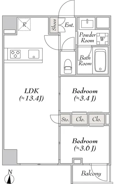 LUMIEC OHYAMA - Floor Plan - ["White"]