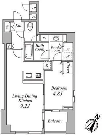 Central Crib Roppongi III - Floor Plan - ["Plan", "Diagram", "Floor plan"]