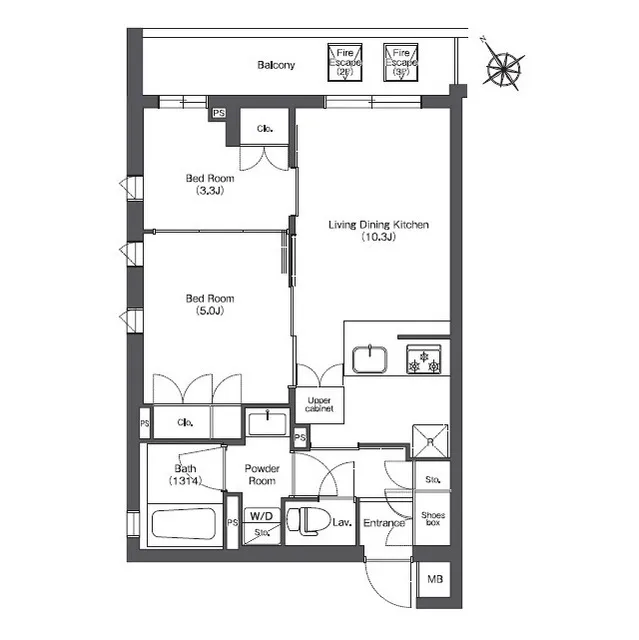 Comforia Fudomae - Floor Plan - ["Floor plan", "Plan", "Diagram"]