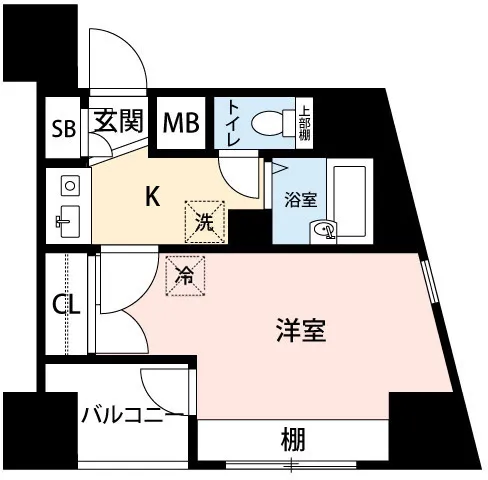 Mynavi STAY Miraie Nihonbashi East - Floor Plan - []