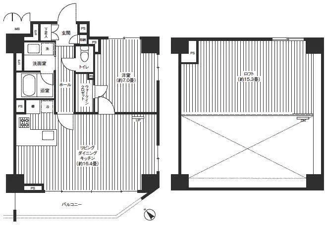 Residia Shibuya - Floor Plan - ["Plan", "Diagram", "Floor plan"]
