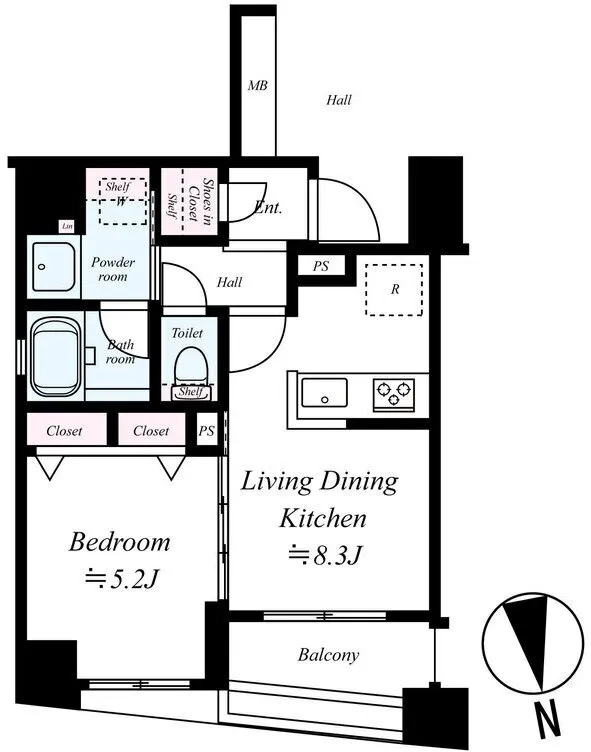 Inishio Takadanobaba - Floor Plan - ["Diagram", "Plan", "Floor plan"]