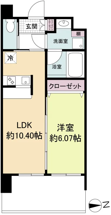 Dimus Fukushima - Floor Plan - ["Tile Flooring"]