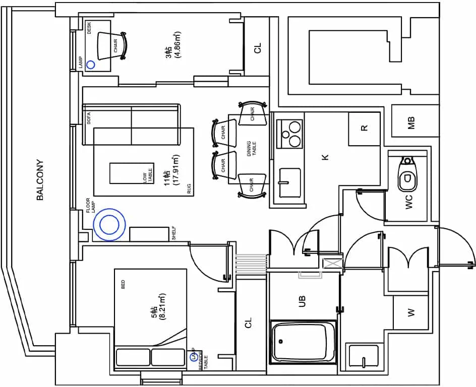 Hmlet Moto-Asakusa - Floor Plan - []
