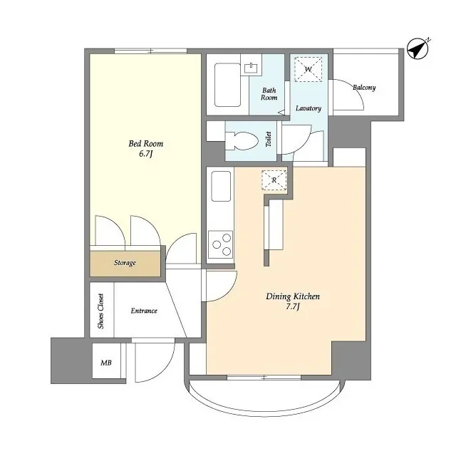 Tokyu Dwell Arus Sugamo - Floor Plan - ["Parallel", "Font", "Plan"]