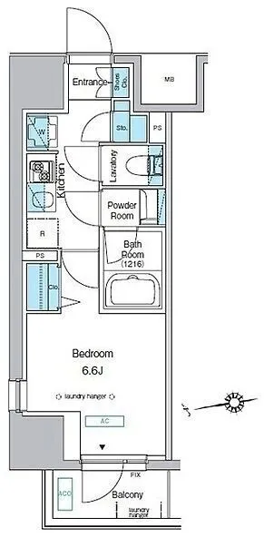 Predia Court Kita-Senju - Floor Plan - []