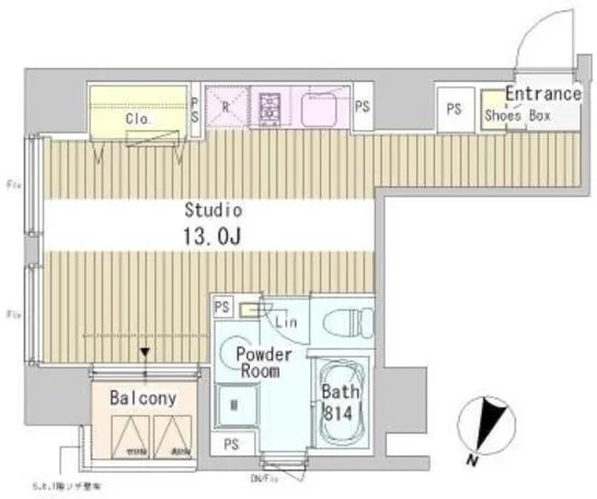 Urban Cube Kudan Minami - Floor Plan - ["Floor plan", "Wood flooring", "Plan"]