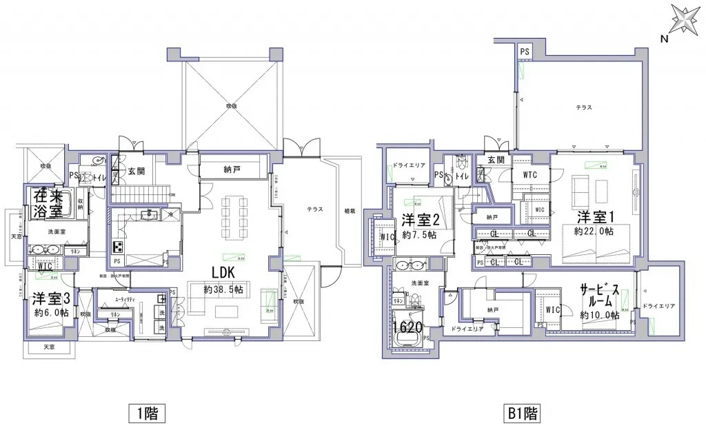 Jingumae House B1F, 1F