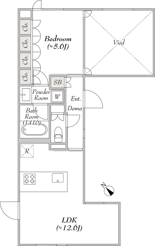 Pollast Yoyogi - Floor Plan - ["White", "Diagram", "Plan"]