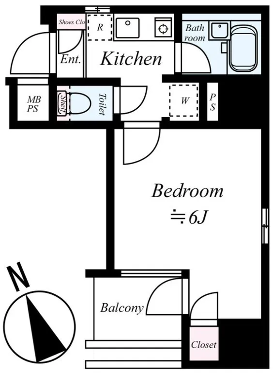 Sante Million Kayabacho Riverside - Floor Plan - []