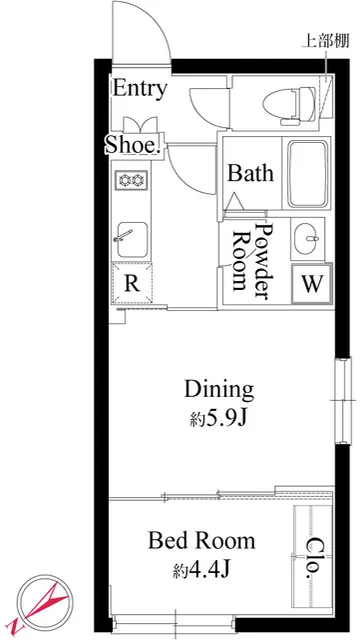 Gran Paseo Ookayama II - Floor Plan - ["White", "Diagram", "Technical drawing"]