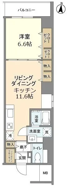 Cosmo Lead Higashi Nippori - Floor Plan - []