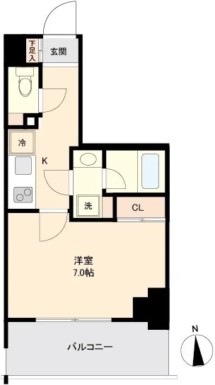 Primal Minamisuna - Floor Plan - ["Tile Flooring"]