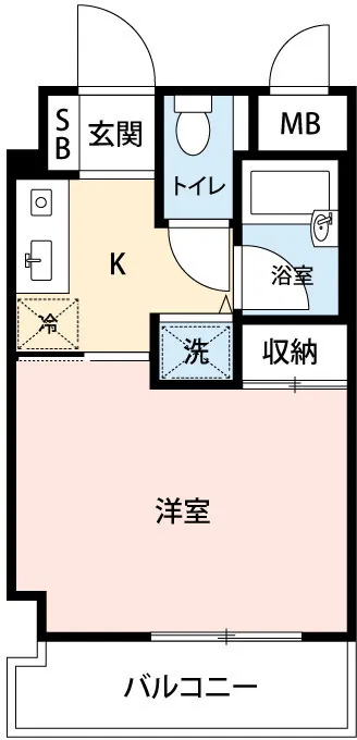 Mynavi STAY Miraie Ikebukuro Meiji-Dori - Floor Plan - ["Apartment"]