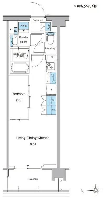 Le Fone Progre Takadanobaba North - Floor Plan - []