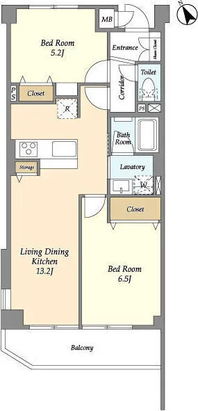 Milia Residence Nakano Yayoicho - Floor Plan - ["Rectangle", "Map", "Font"]
