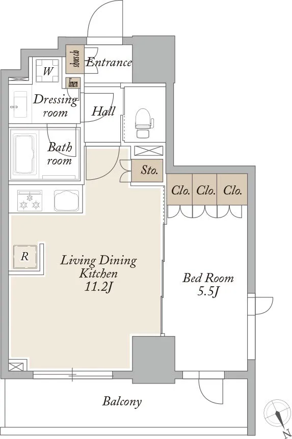 Primal Asakusa Kotodoidoori - Floor Plan - ["Rectangle", "Schematic", "Font"]