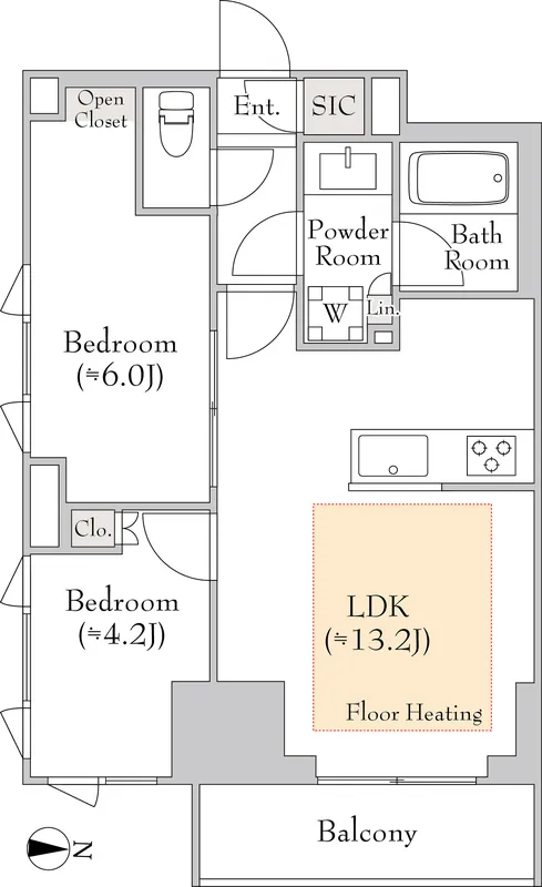 Lumiec Kinshicho - Floor Plan - []