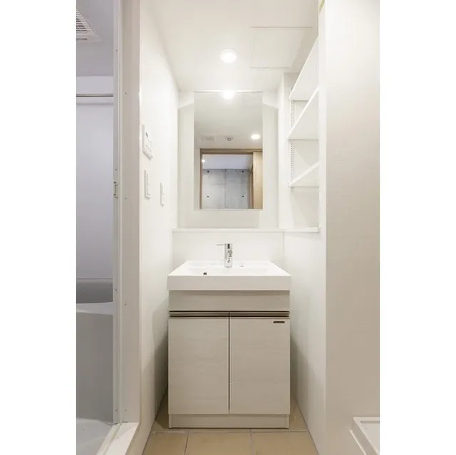 Ribio Maison Toritsu Daigaku - Interior - ["Mirror", "Tap", "Sink"]
