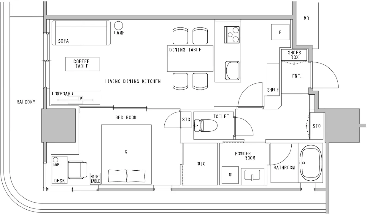 Hmlet Shinjuku Tower - Floor Plan - []