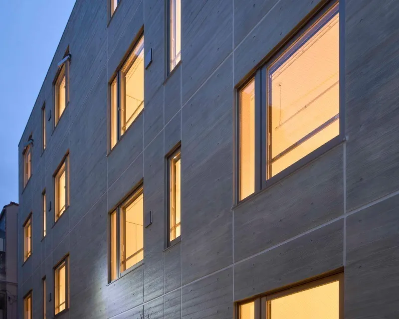 Atrio Flats Oshima - Exterior - ["Facade", "Apartment", "Urban design"]
