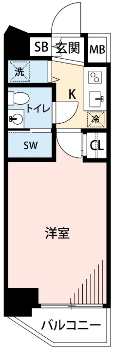 Mynavi STAY Miraie Shibuya Tokiwamatsu - Floor Plan - []