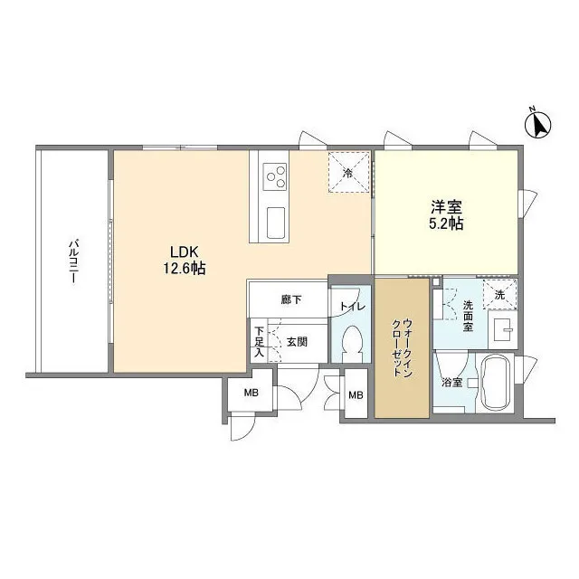 Garden Higashi Shinjuku - Floor Plan - ["Parallel", "Rectangle", "Plan"]