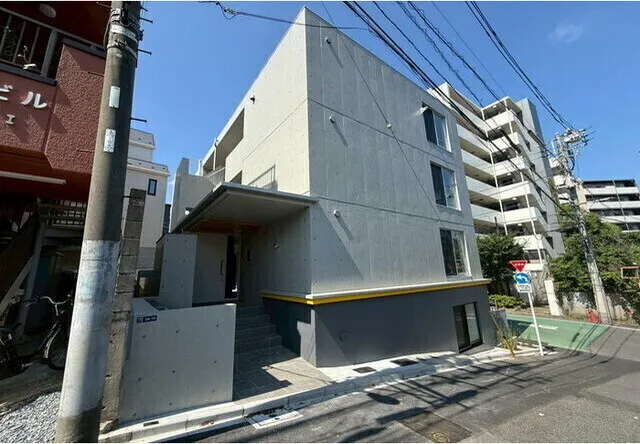 Project Kita-Shinjuku - Exterior - ["Concrete", "Overhead power line", "Wire"]