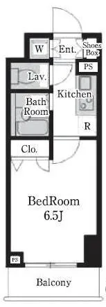 Residia Ojima - Floor Plan - ["Rectangle", "Font", "Parallel"]
