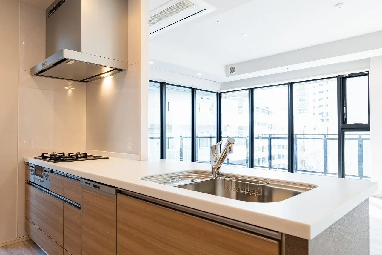 Nakano Station Residence - Interior - ["Brown", "Tap", "Countertop"]