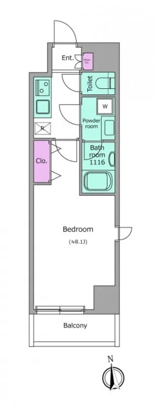 Due Kamata Minami - Floor Plan - []