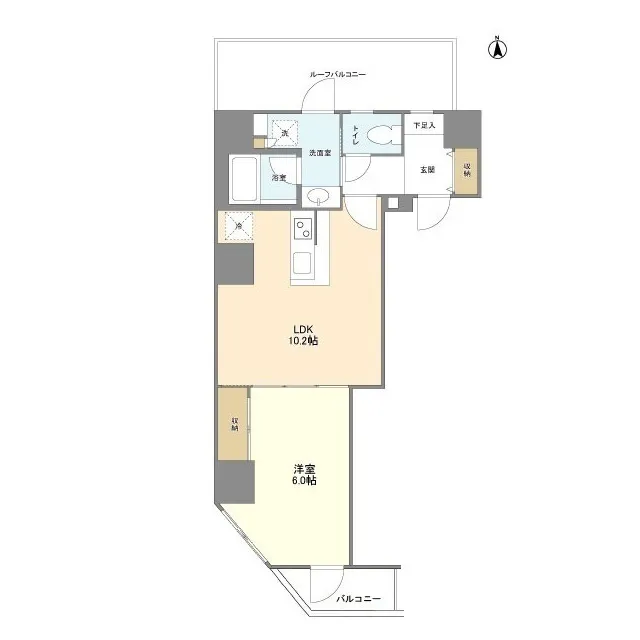 Chef Rule Shin Okachimachi II - Floor Plan - ["Floor plan", "Plan", "Diagram"]