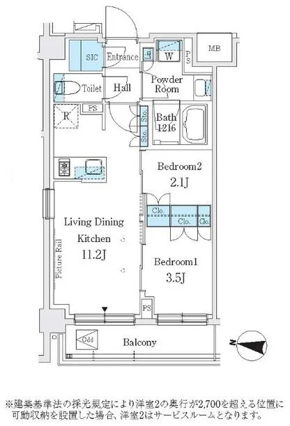 J.GRAN Court Shinagawa Nishioi WEST - Floor Plan - ["Diagram", "Plan", "Floor plan"]