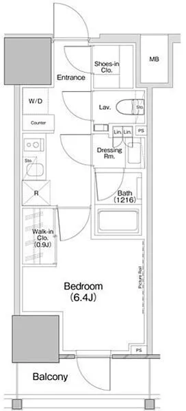 The Park Habio Itabashi Kuyakusho-mae - Floor Plan - []