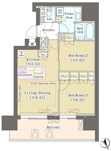 The Parkhouse Shibuya Mitake - Floor Plan - ["Plan", "Diagram", "Floor plan"]