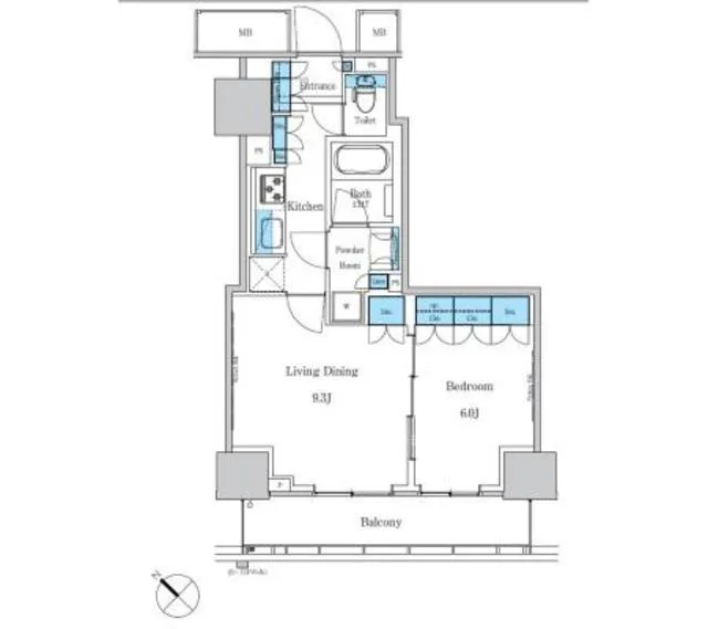 Park Axis Takinogawa La Breeze - Floor Plan - ["Schematic", "Slope", "Rectangle"]