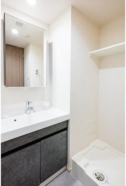Comforia Hatagaya - Interior - ["Mirror", "Tap", "Sink"]