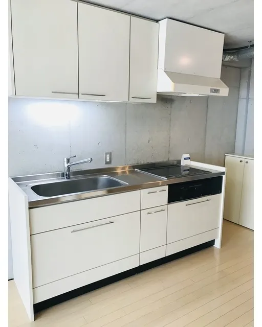 Motosumiyoshi Art Flats - Interior - ["Kitchen", "Kitchen Appliance", "Kitchen Sink"]