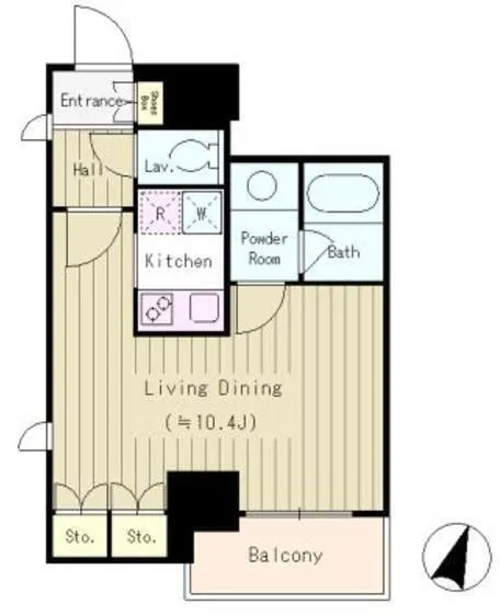 Monte Viola Myogadani - Floor Plan - ["Wood flooring", "Plan", "Tile Flooring"]